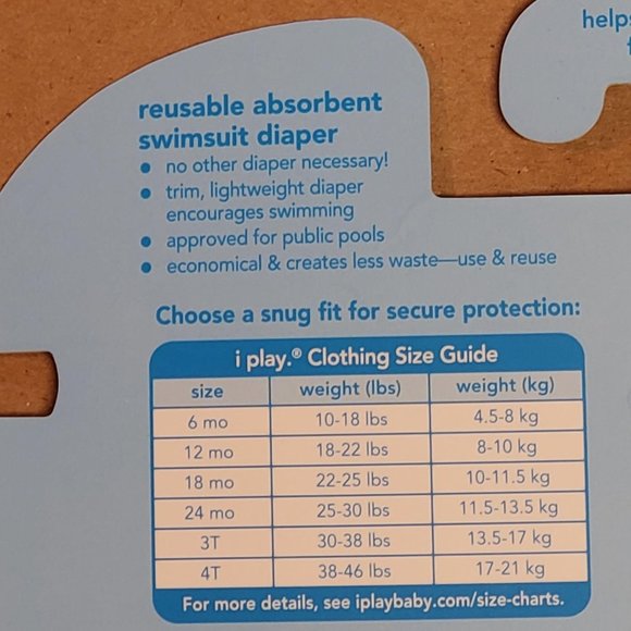 I-Play Swimsuit Diaper 24 Months Yellow - Picture 5 of 5